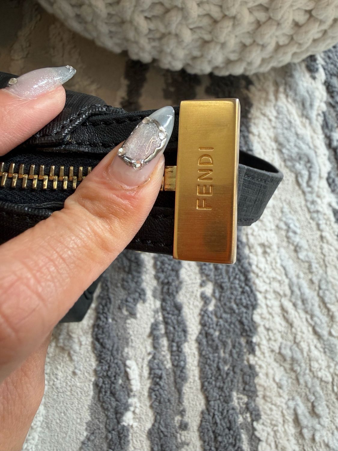 Fendi Zucchino Messenger Crossbody Sling