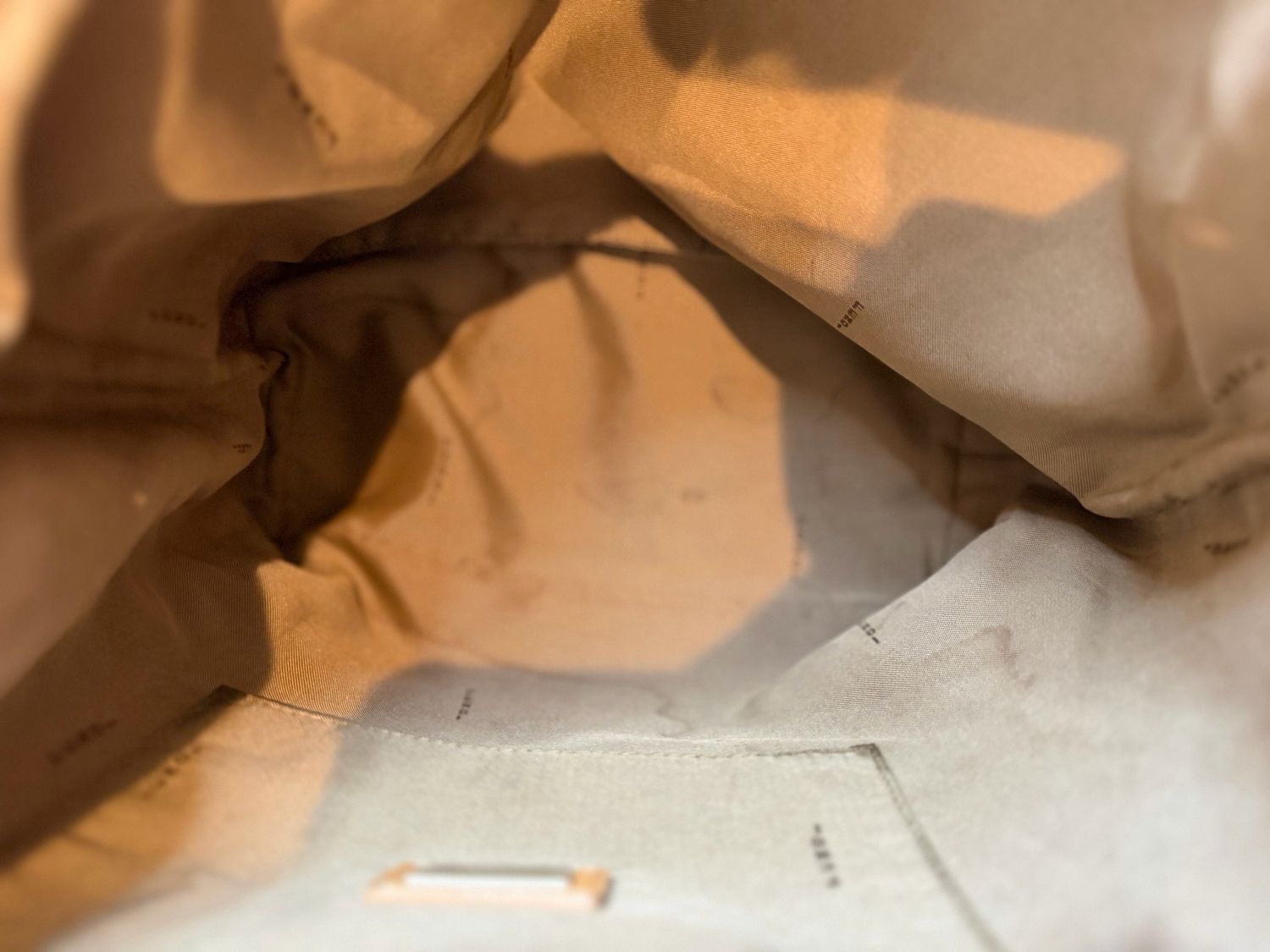 Fendi Zucchino Canvas Vertical Tote Pink