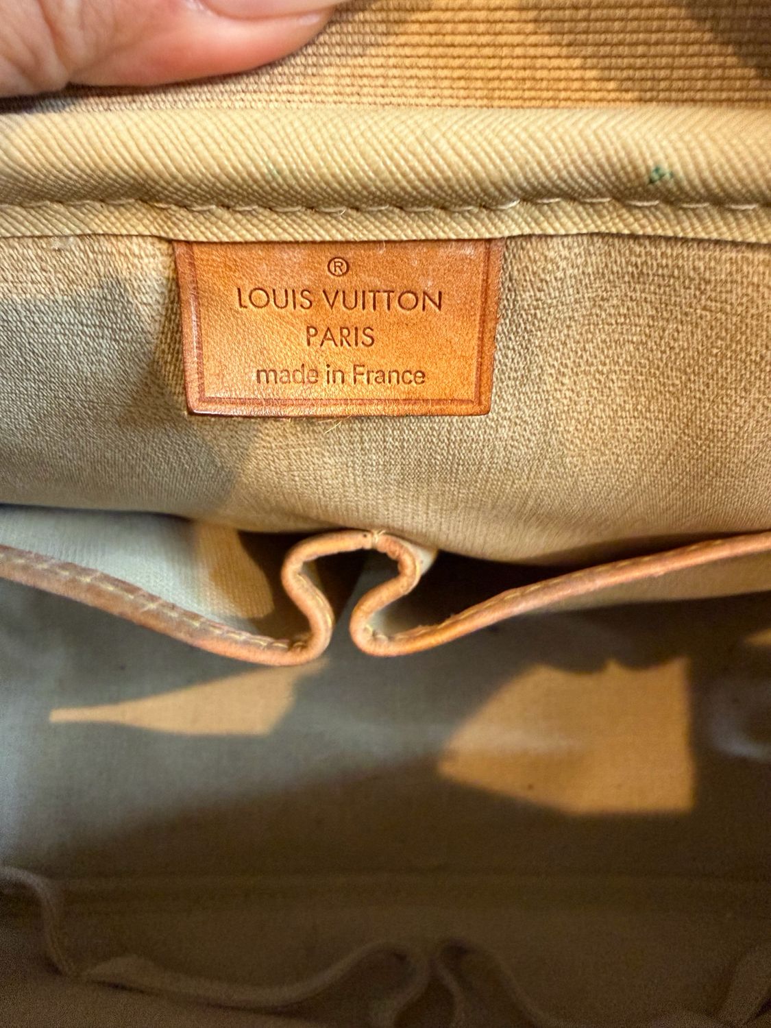 Louis Vuitton Monogram Deauville Top Handle Satchel Tote