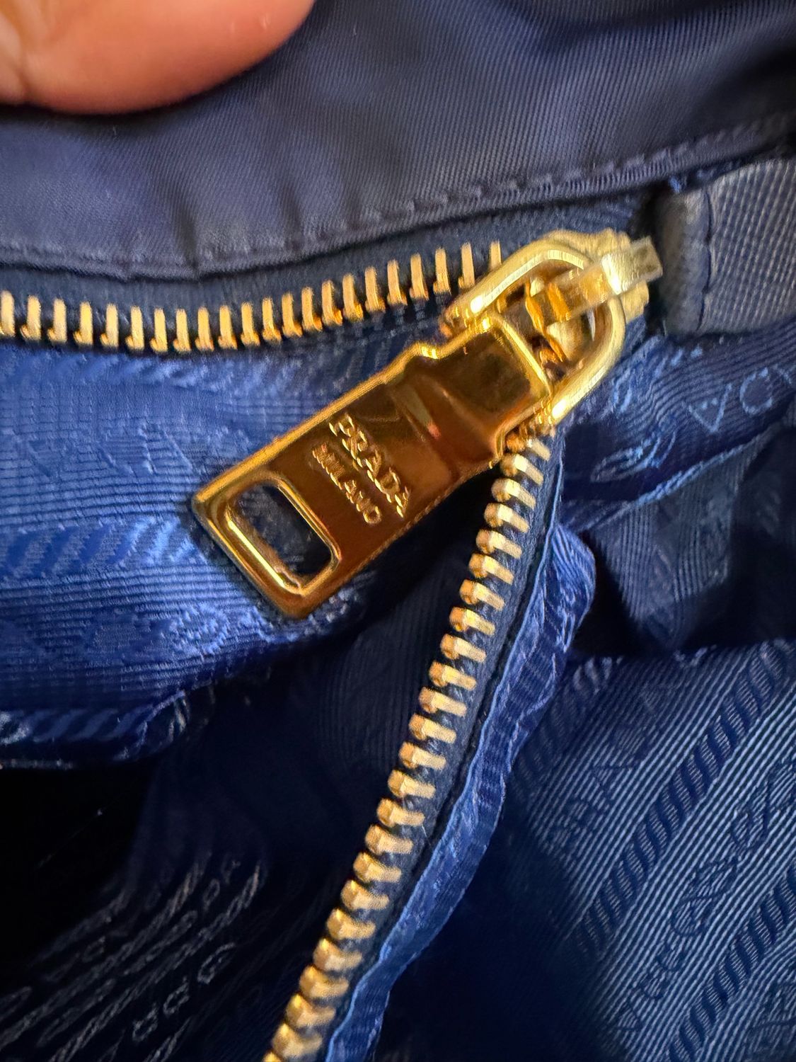 Prada Nylon Tessuto Shopper Tote Drawstring