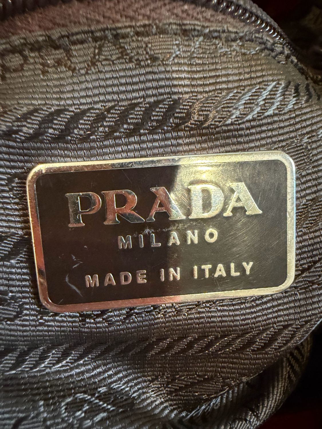 Prada Nylon Tessuto Small Backpack Red Double Pocket