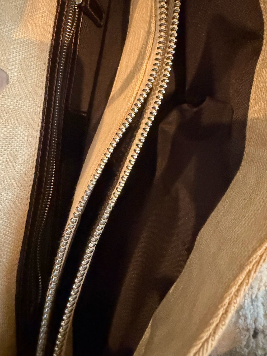 Fendi Zucca Baguette Canvas Hobo Shoulder Bag