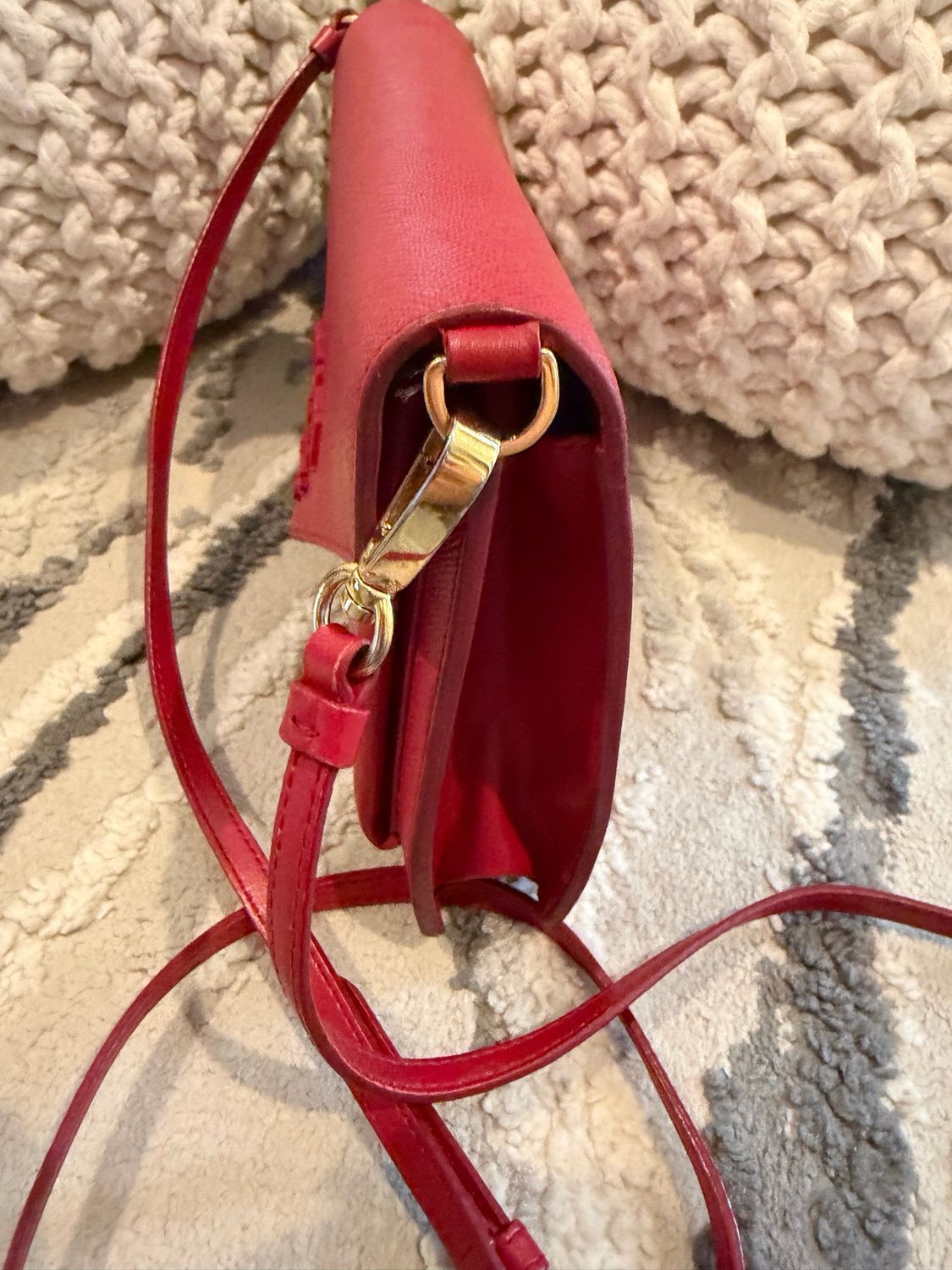 Prada Monochrome Envelope Saffiano City Messenger Crossbody