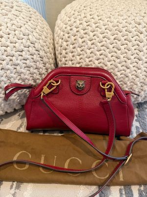 Gucci Leather RE(Belle) Messenger Crossbody Shoulder Sling Small