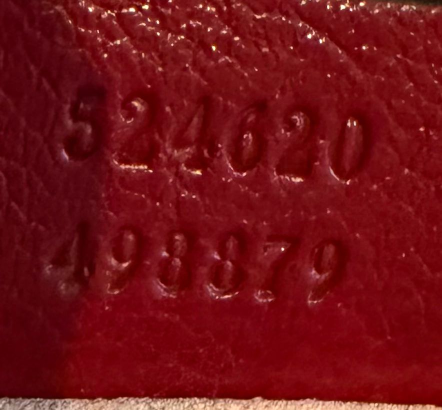 Gucci Leather RE(Belle) Messenger Crossbody Shoulder Sling Small