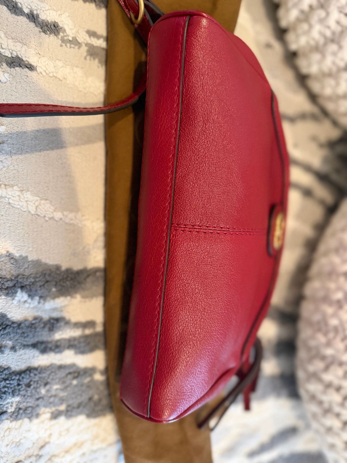 Gucci Leather RE(Belle) Messenger Crossbody Shoulder Sling Small