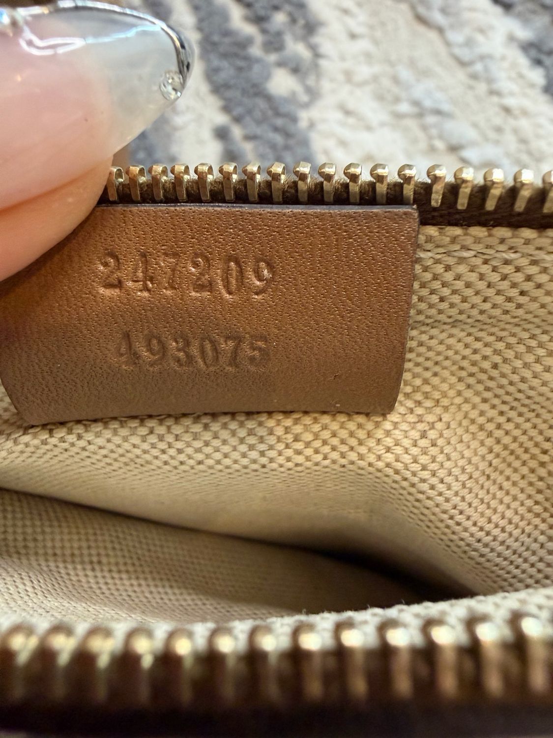 Gucci Monogram Canvas Craft Tote Medium With Pouch