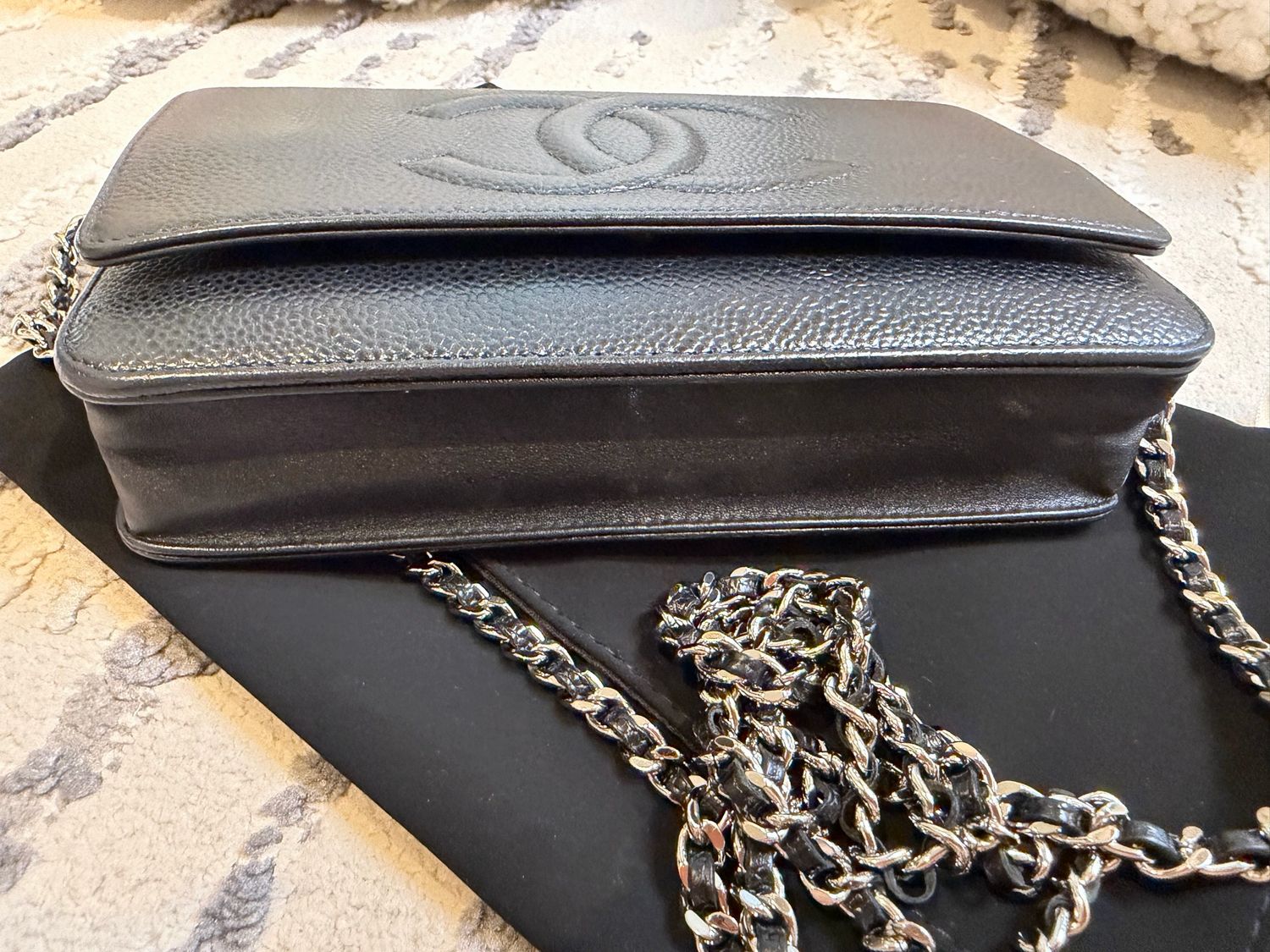 Chanel Timeless Wallet on Chain Caviar Crossbody Messenger