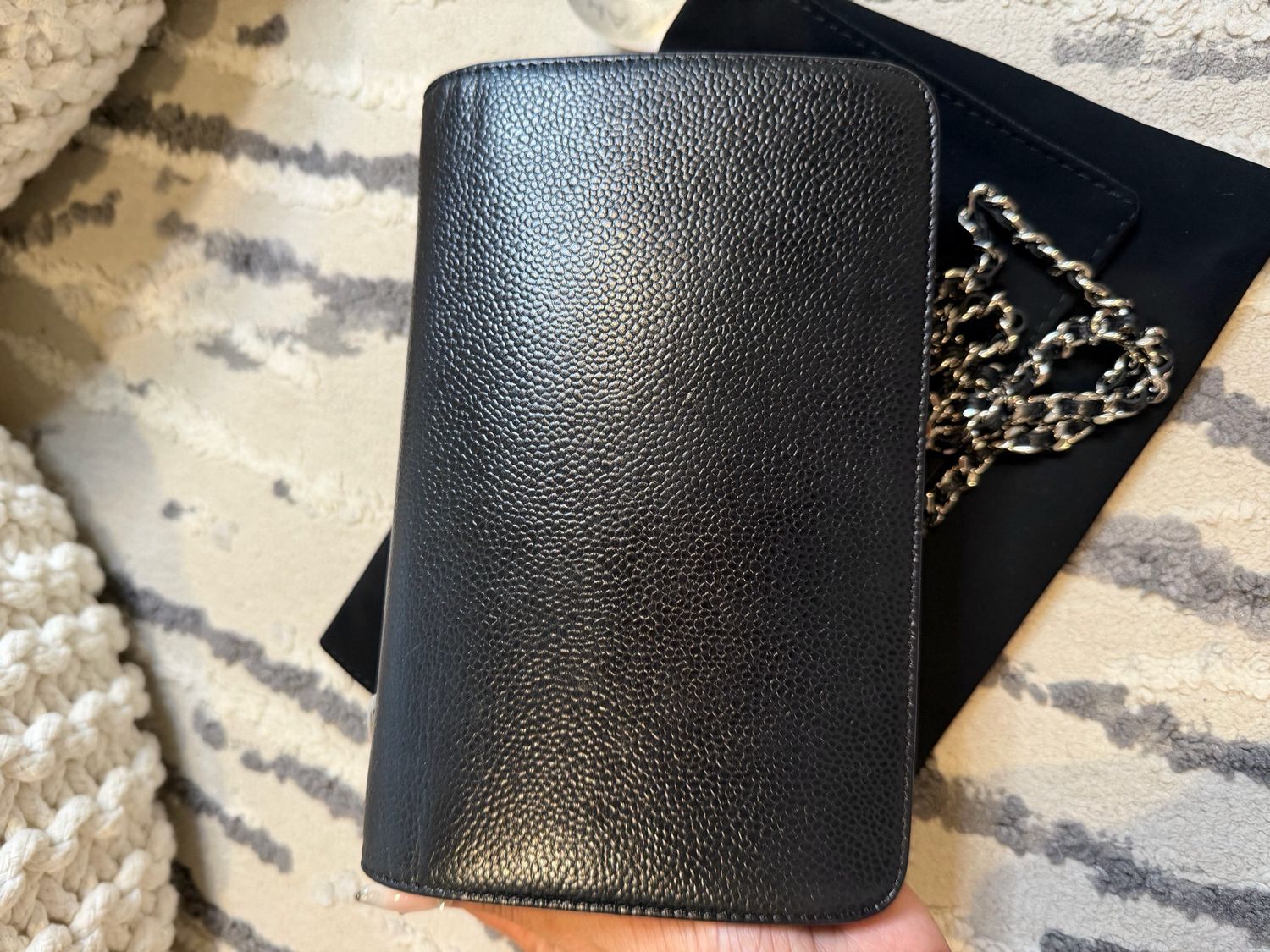 Chanel Timeless Wallet on Chain Caviar Crossbody Messenger