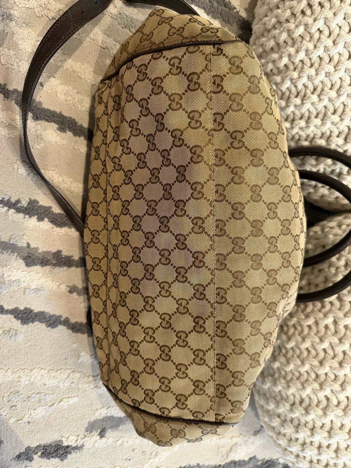 Gucci Sukey Convertible Canvas Crossbody Messenger