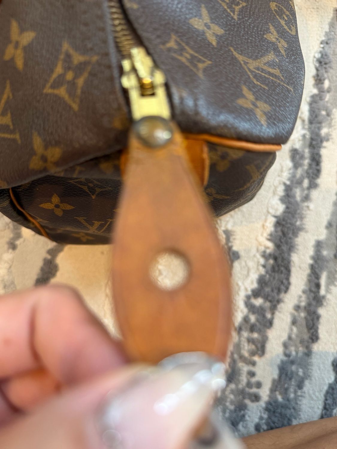 Louis Vuitton Monogram Speedy 30 Boston Bowler Satchel Top Handle