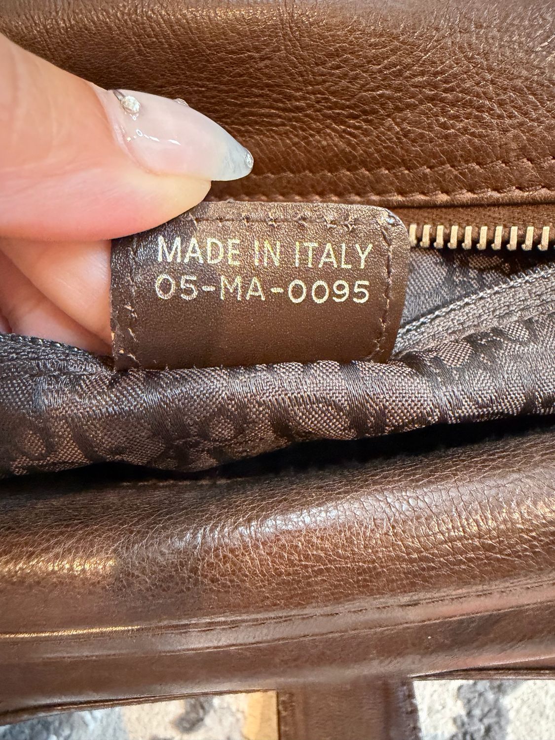 Christian Dior Calfskin Hobo Shoulder Flight Bag