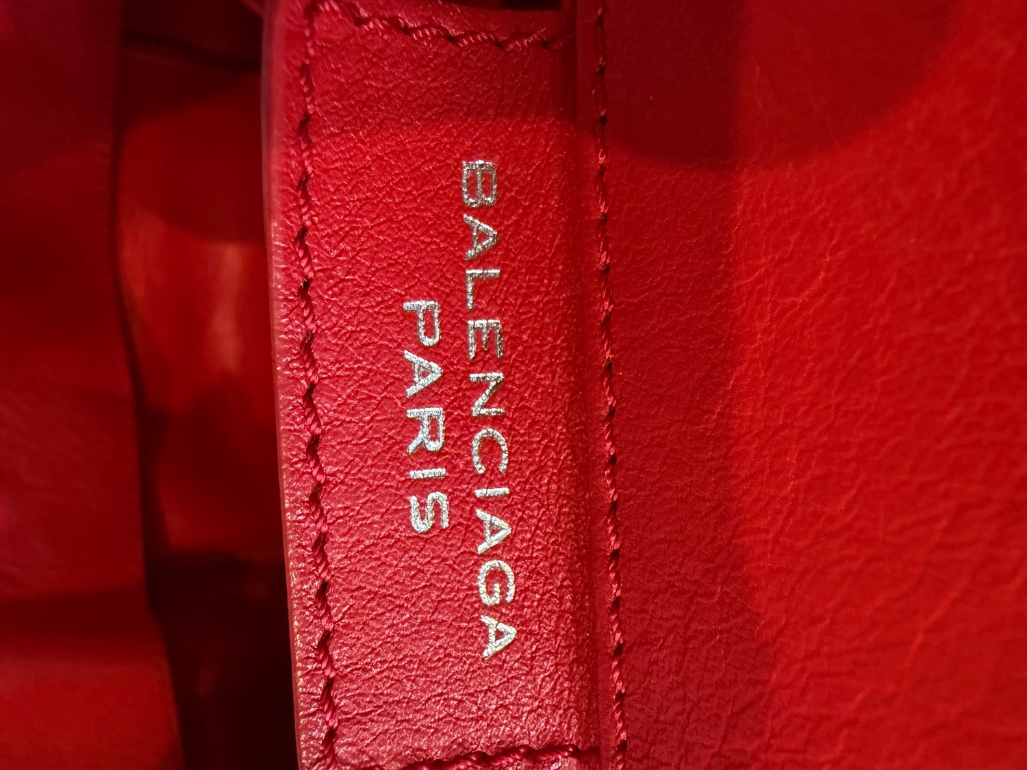 Balenciaga Papier A4 Tote Shoulder Bag Coquelicot Red