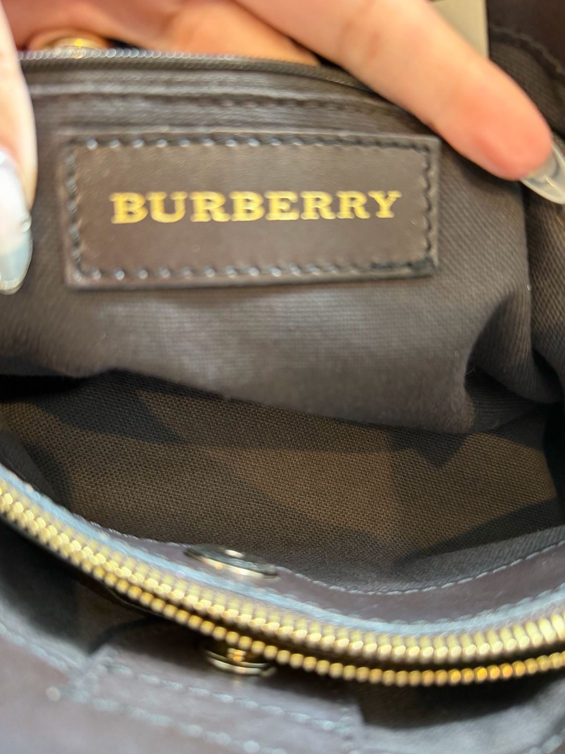 Burberry Haymarket Check Newfield Tote Crossbody