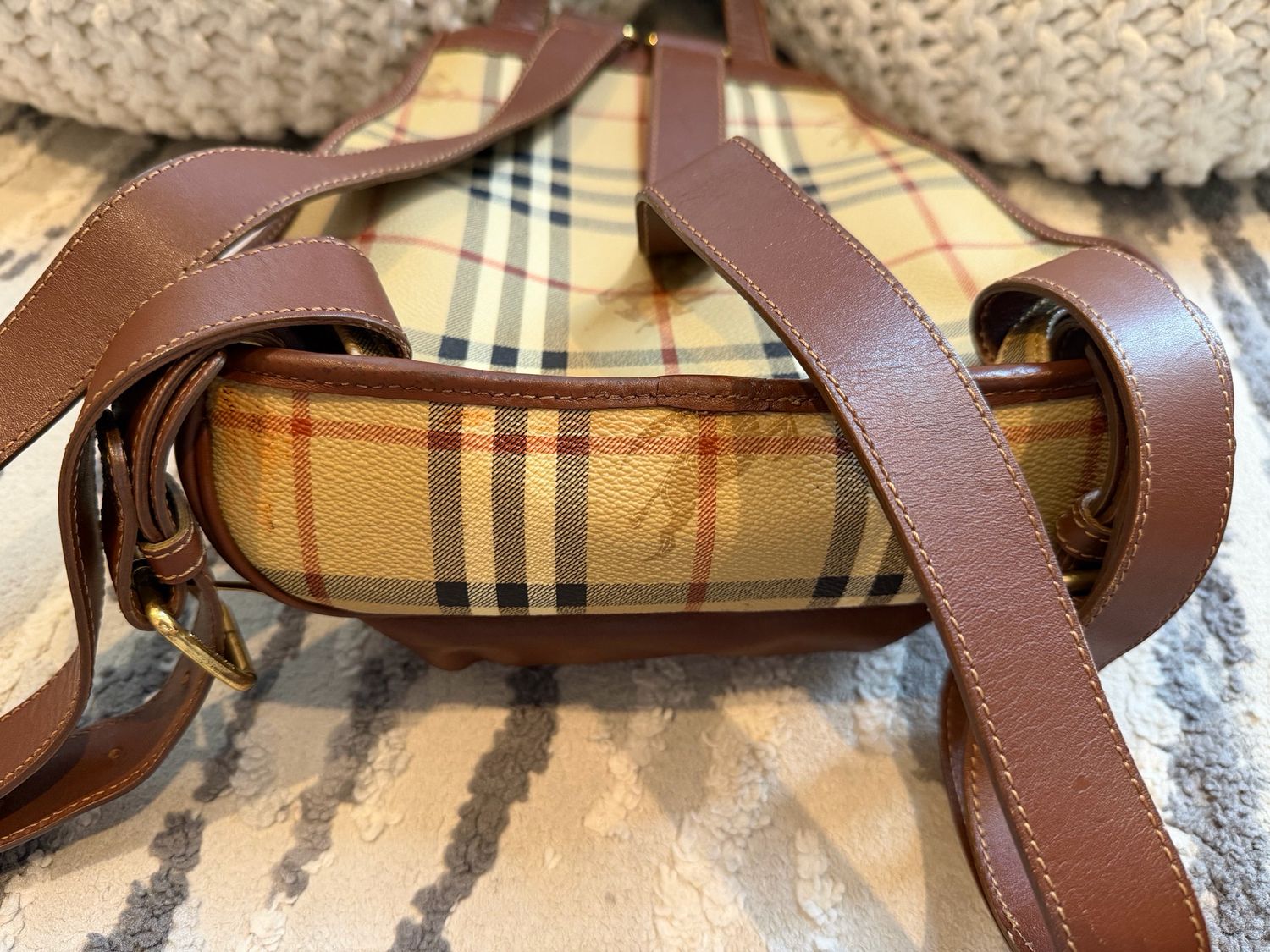 Burberry Vintage Check Backpack Small