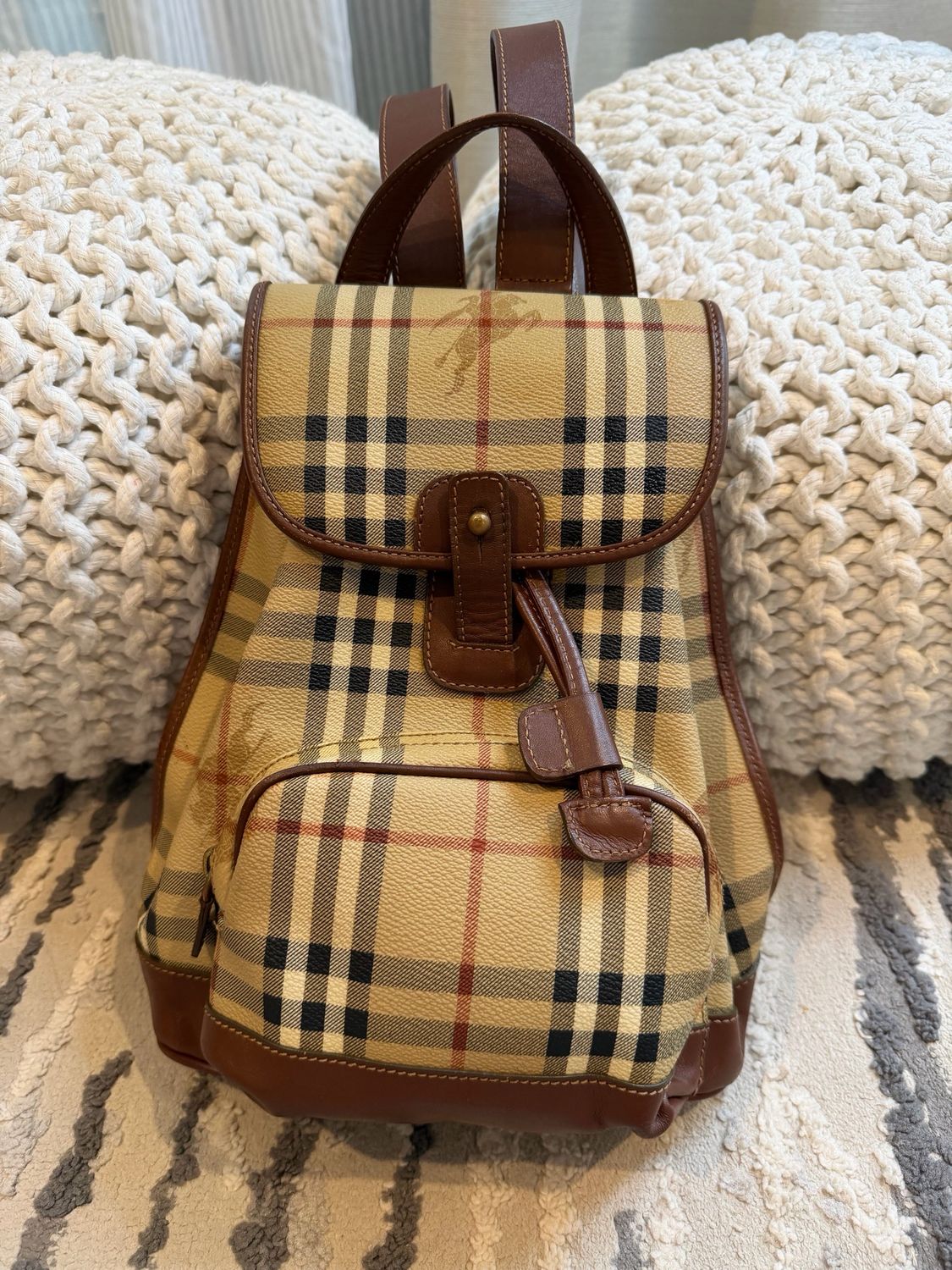 Burberry Vintage Check Backpack Small