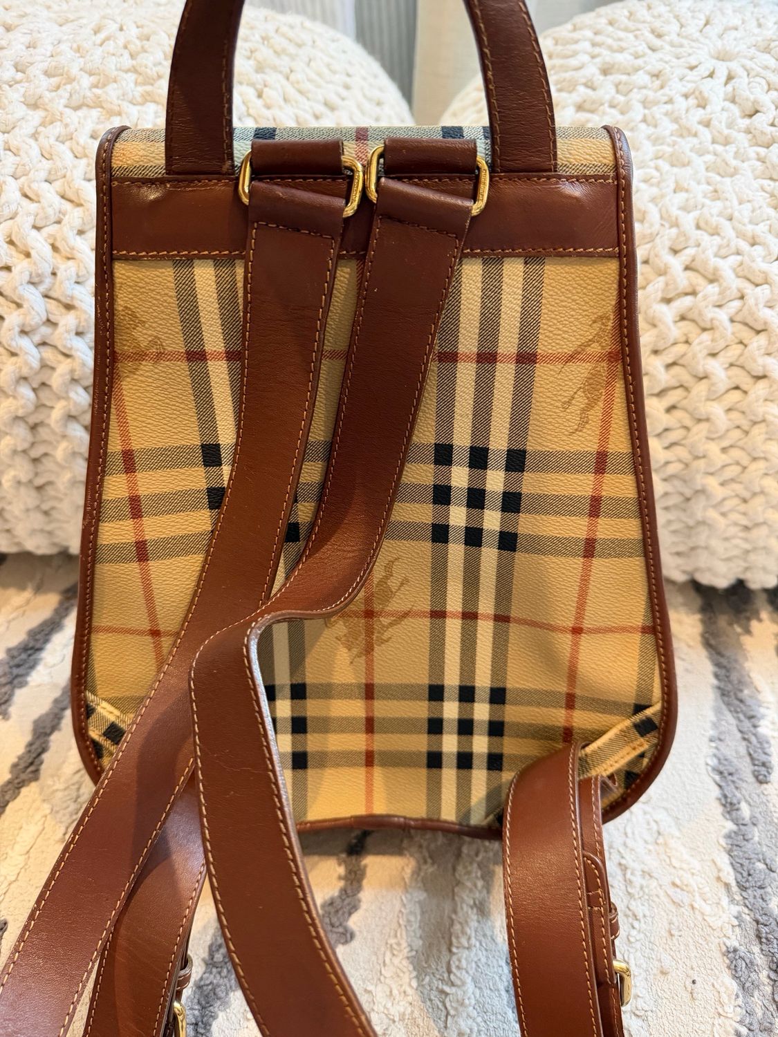 Burberry Vintage Check Backpack Small
