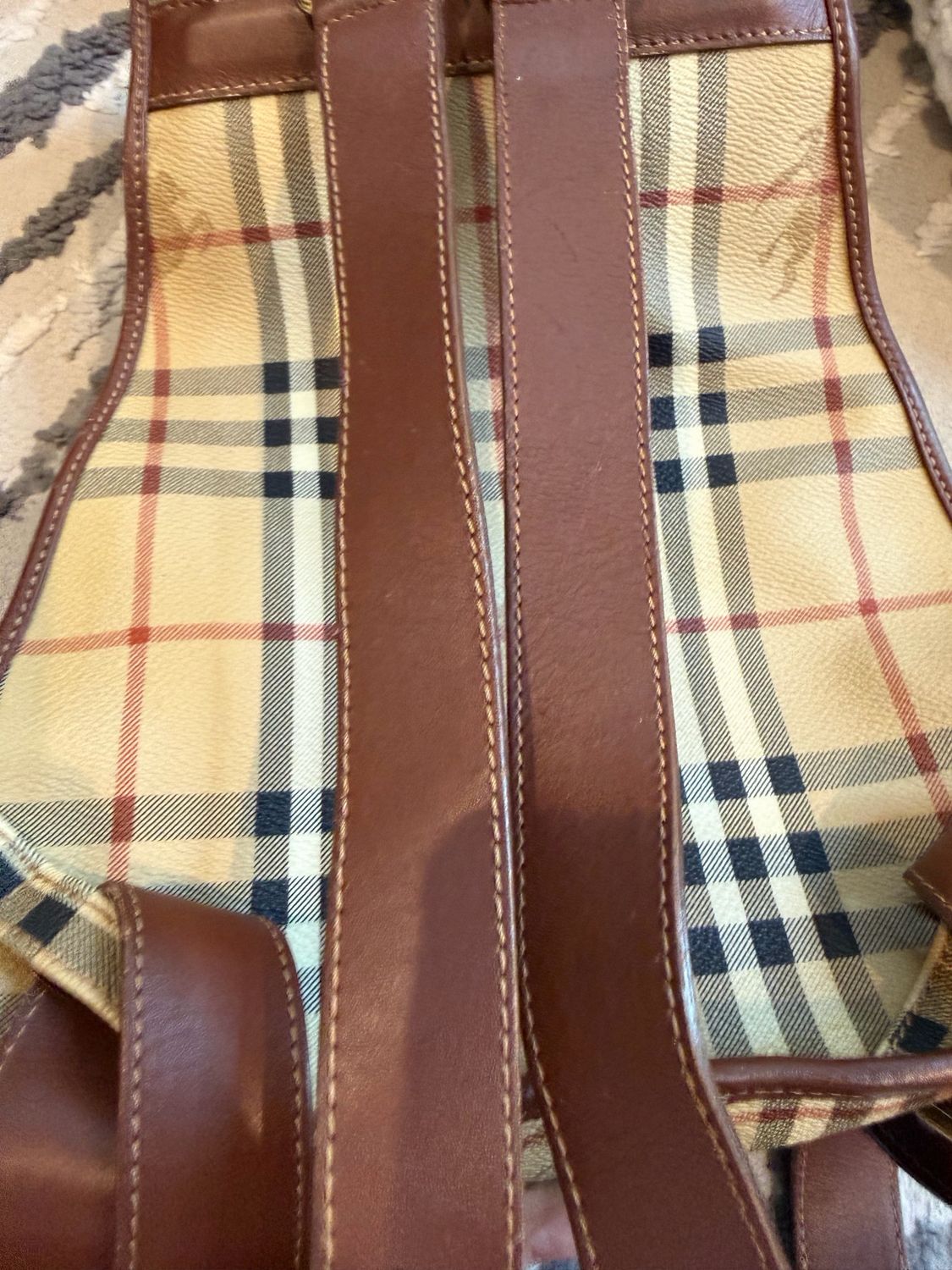 Burberry Vintage Check Backpack Small