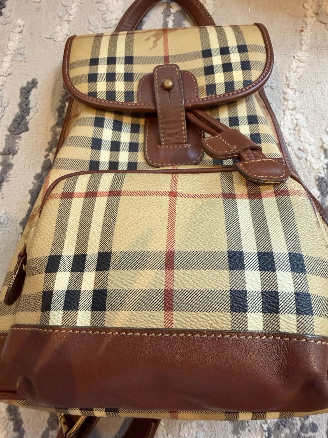 Burberry Vintage Check Backpack Small