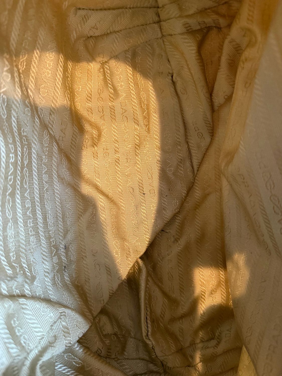 Prada Nylon Tessuto Jacquard Hobo Shoulder