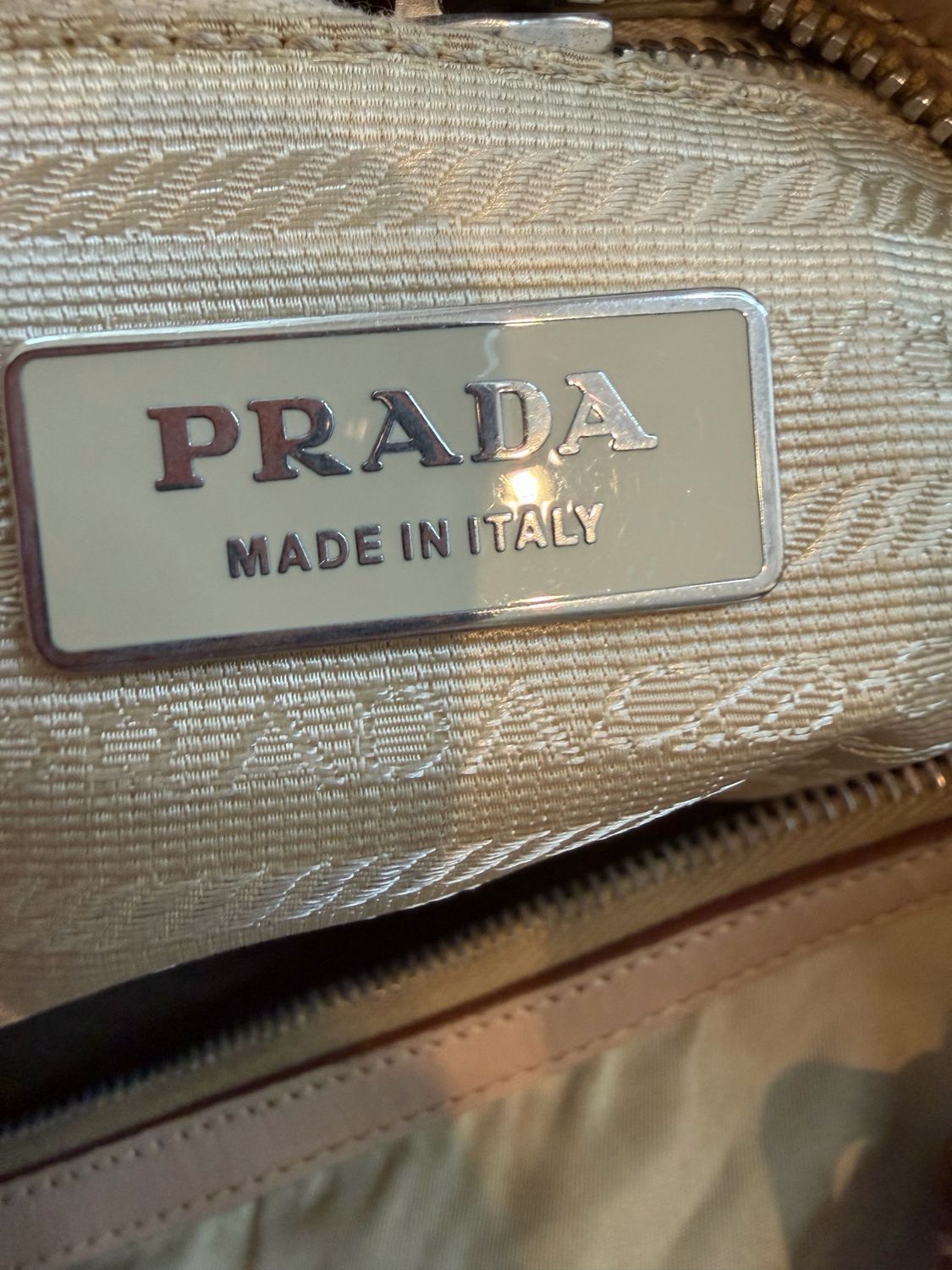 Prada Nylon Tessuto Jacquard Hobo Shoulder