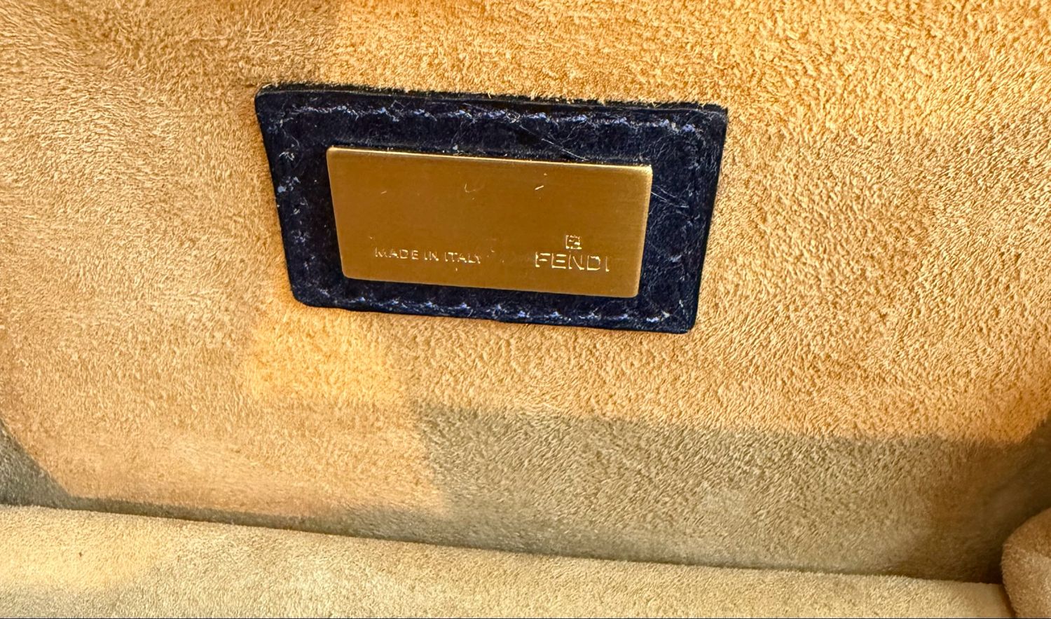 Fendi Limited Stingray Clutch Jeweled Pouch