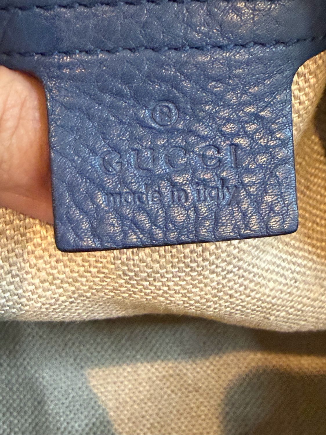 Gucci Monogram Canvas Icon Bit Hobo Shoulder Bag