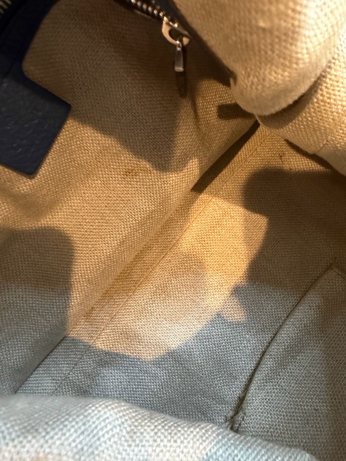 Gucci Monogram Canvas Icon Bit Hobo Shoulder Bag