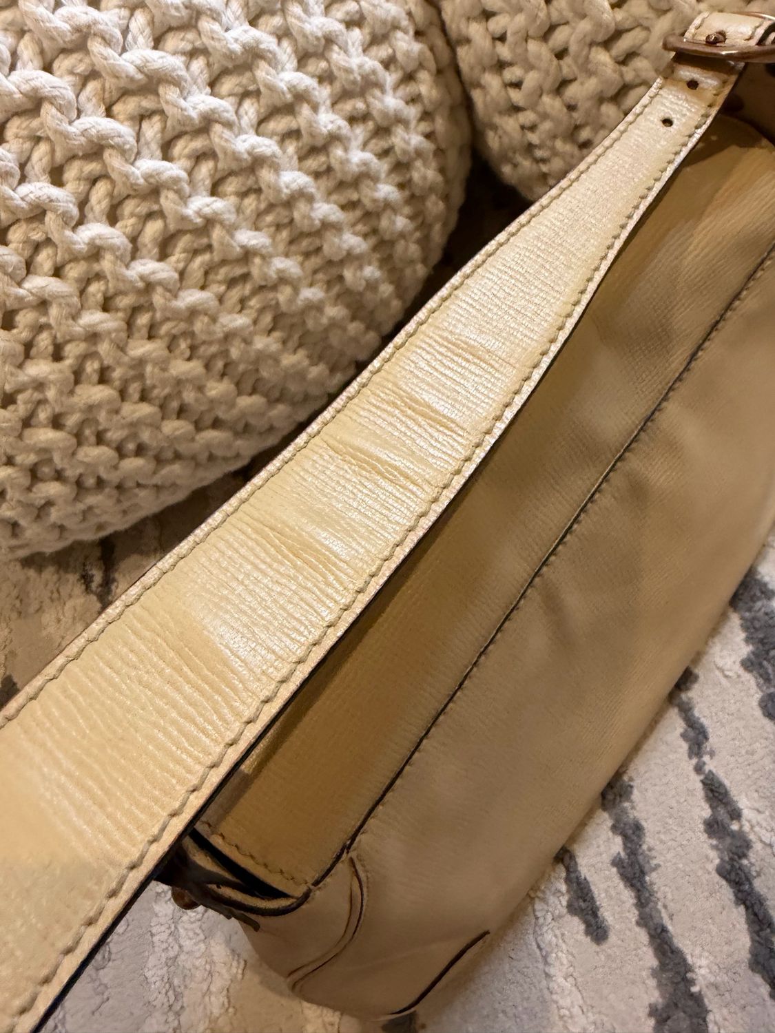 Gucci Horsebit Leather Chain Link Hobo Shoulder