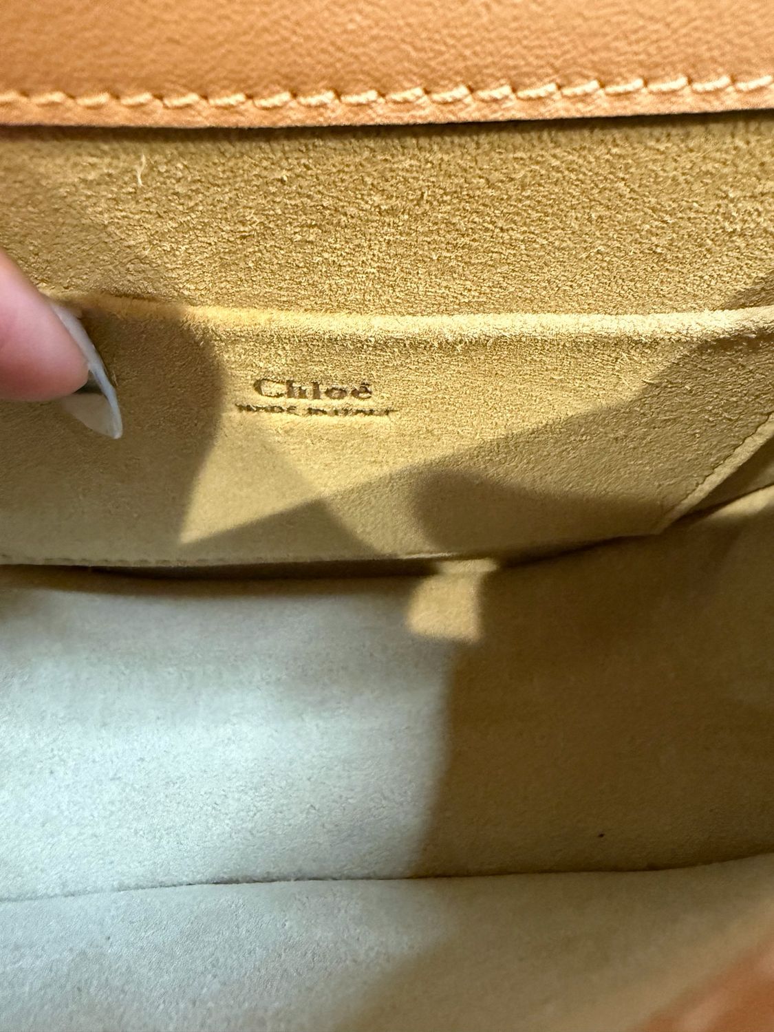 Chloe Nile Calfskin Suede Crossbody Messenger