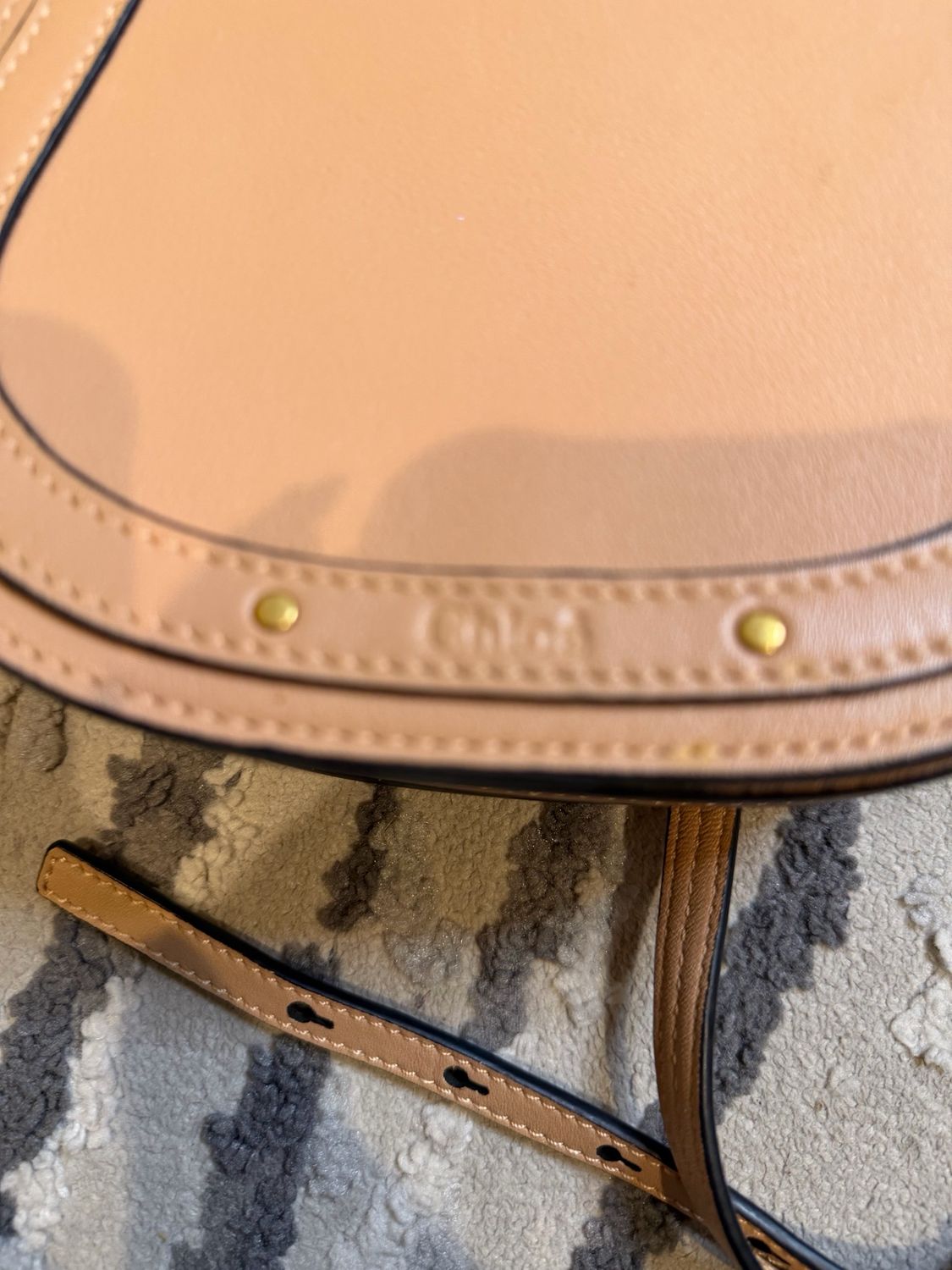 Chloe Nile Calfskin Suede Crossbody Messenger