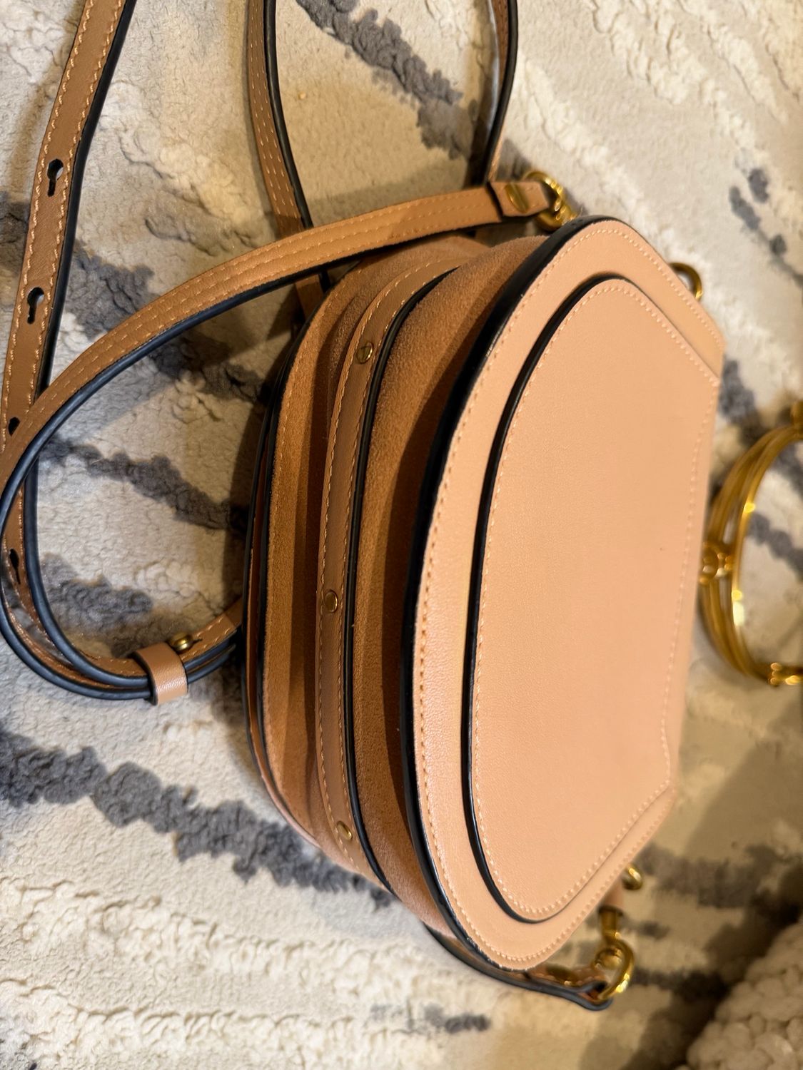 Chloe Nile Calfskin Suede Crossbody Messenger