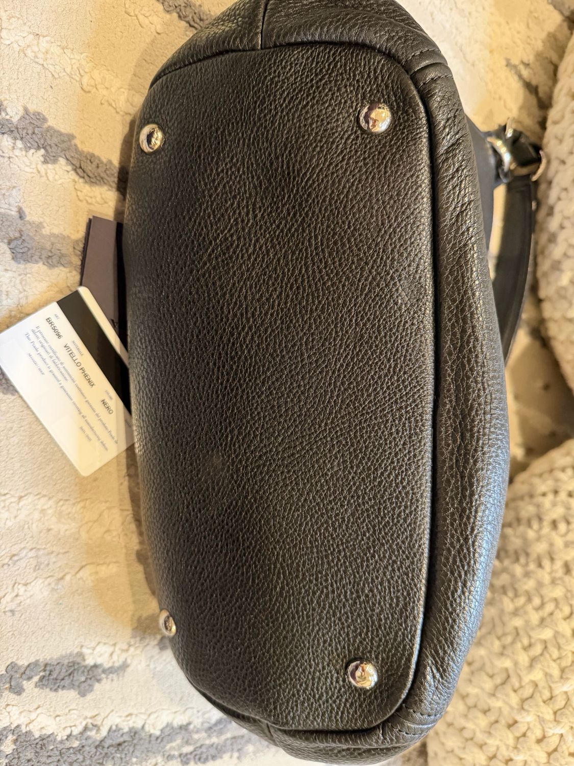 Prada Vitello Phenix Hobo Shoulder Bag