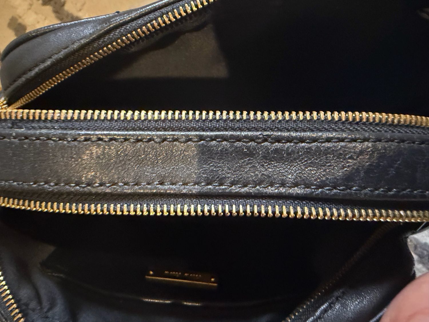 Miu Miu Matelasse Camera Bag Double Zipper Crossbody