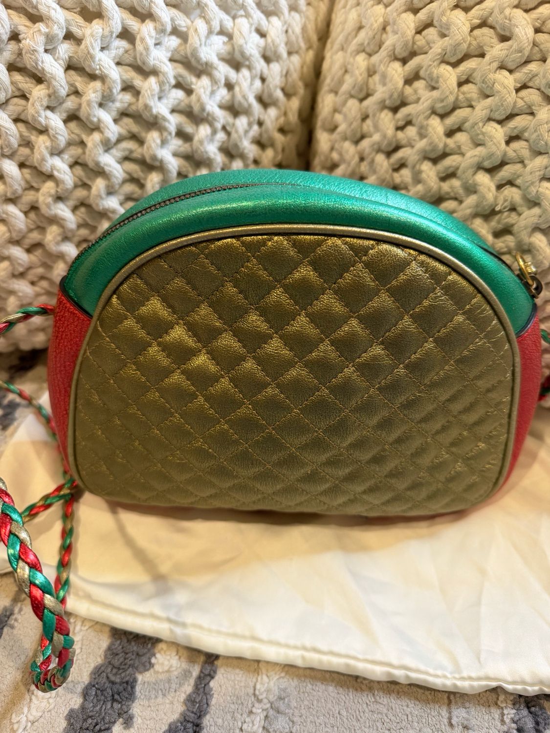 Gucci Trapuntata Camera Bag Crossbody Multicolor