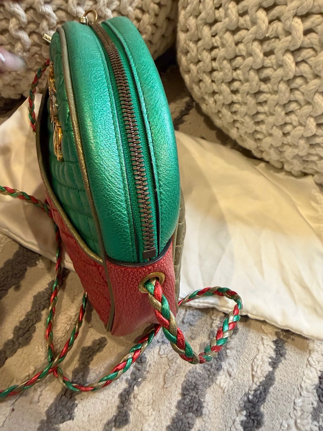 Gucci Trapuntata Camera Bag Crossbody Multicolor