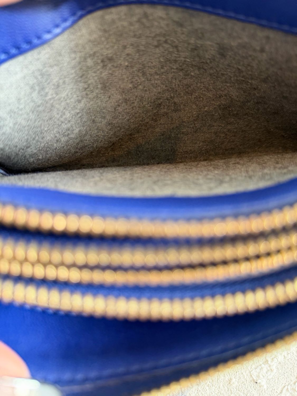 Celine Trio Lambskin Crossbody Messenger Small