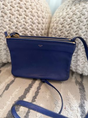 Celine Trio Lambskin Crossbody Messenger Small