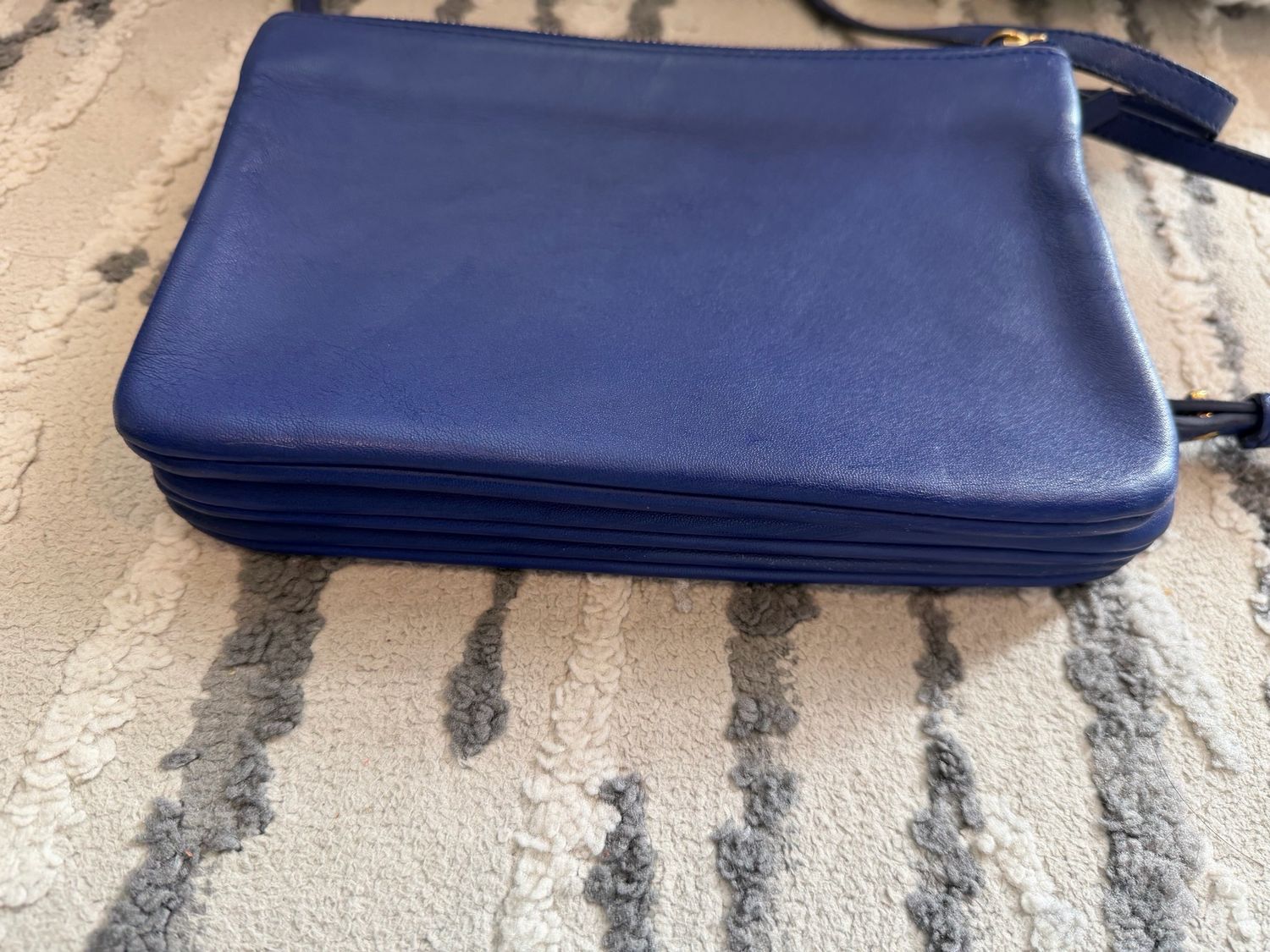 Celine Trio Lambskin Crossbody Messenger Small