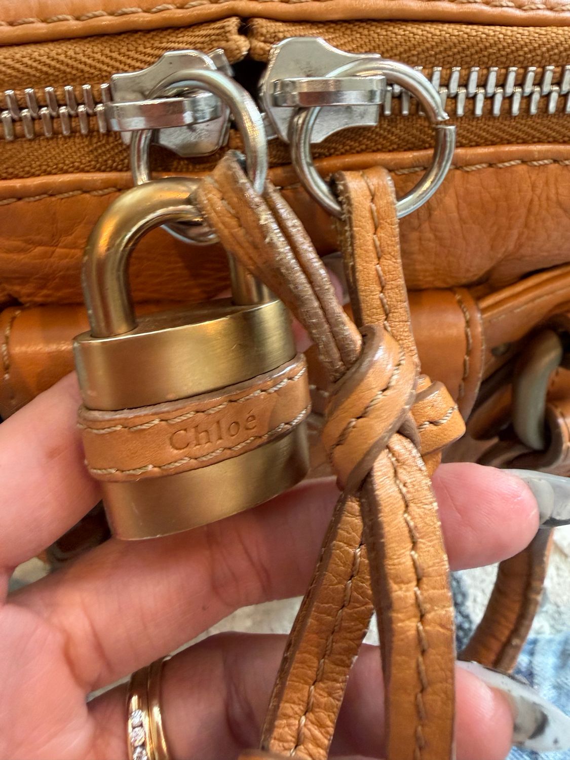 Chloe Vanity Case Paddington Tote 