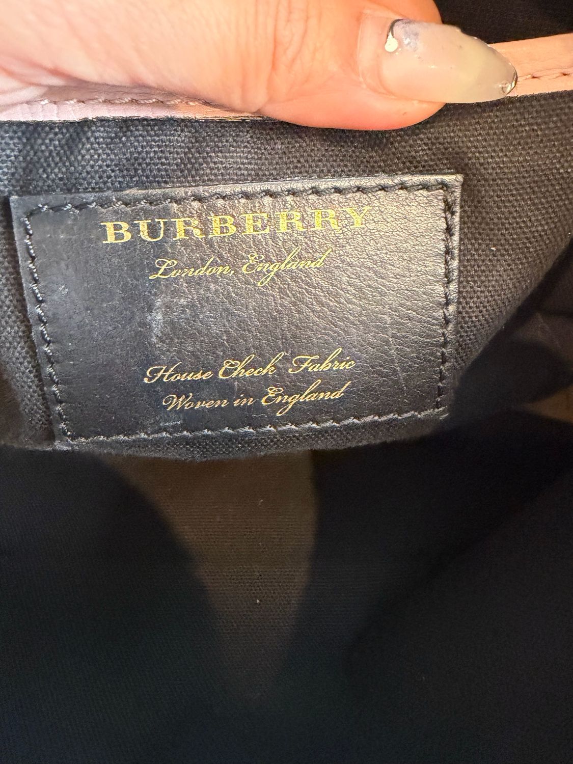 Burberry Abingdon Crossbody Messenger Double Strap House Check