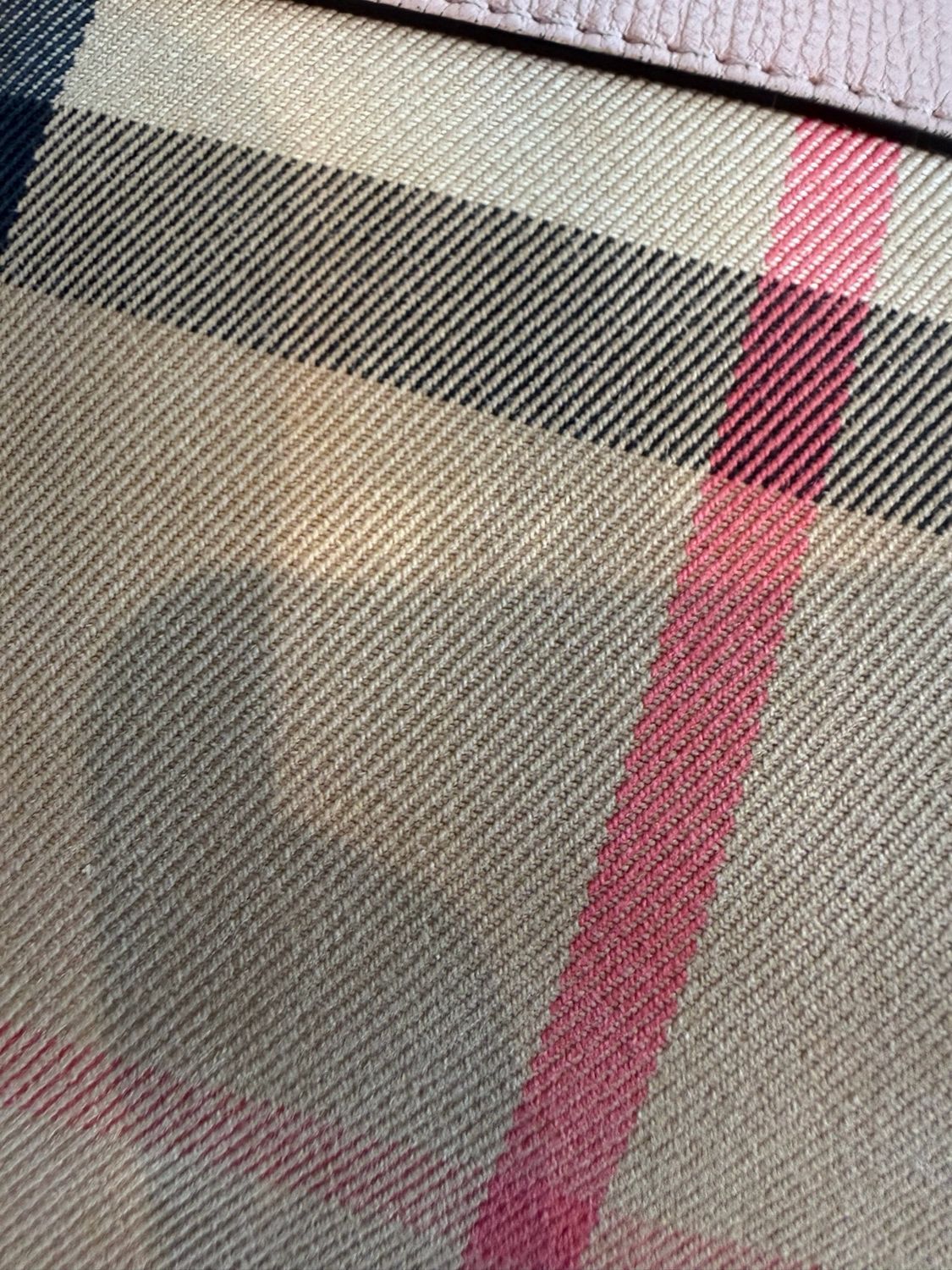 Burberry Abingdon Crossbody Messenger Double Strap House Check