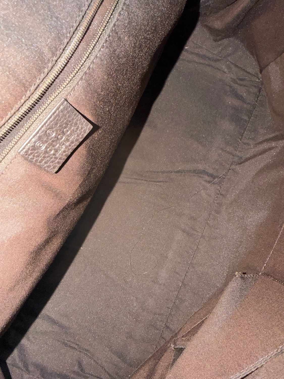 Gucci Supreme Monogram Crystal Flap Messenger Crossbody