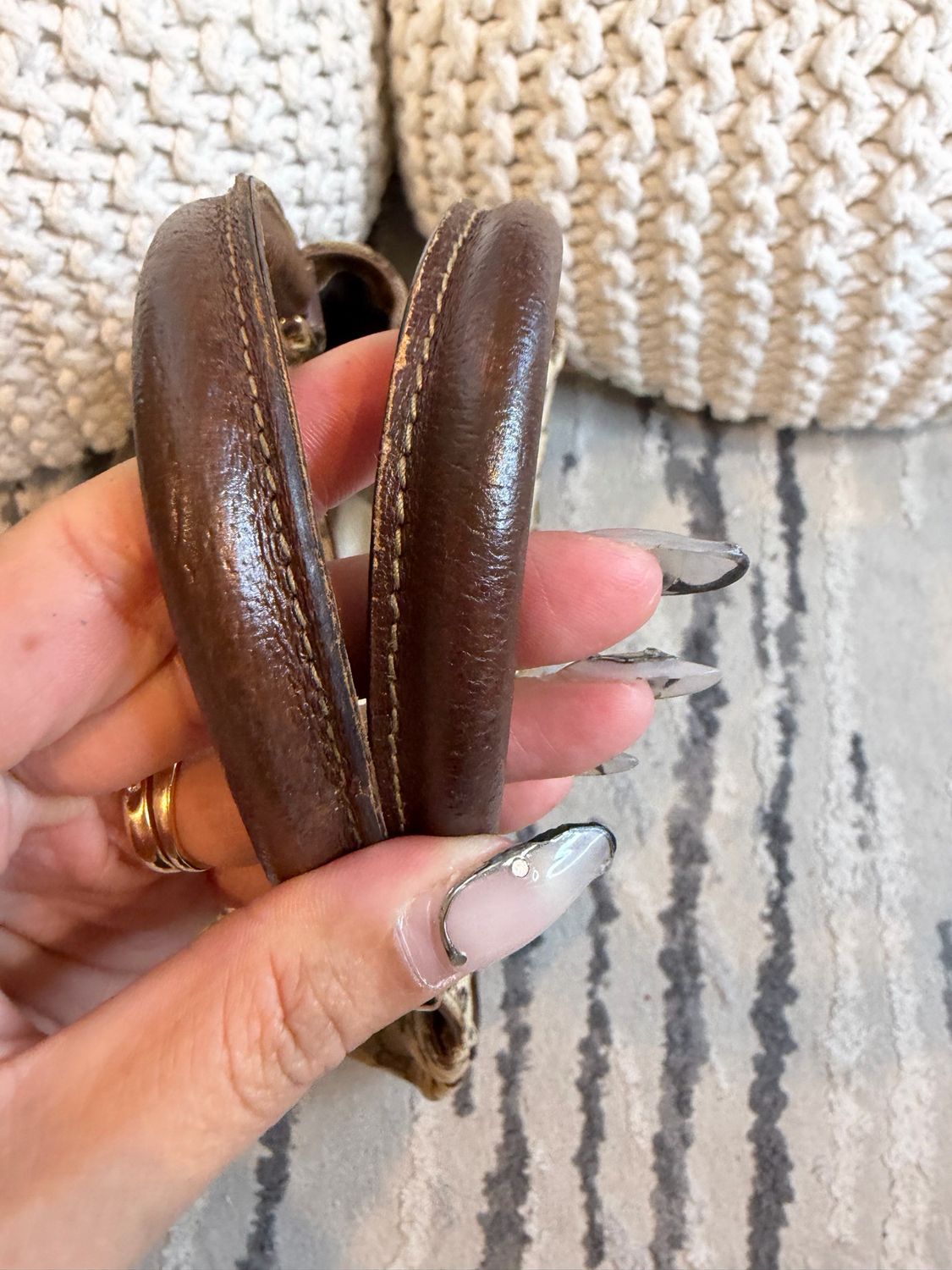 Gucci Monogram Canvas Jackie Hobo Piston Lock