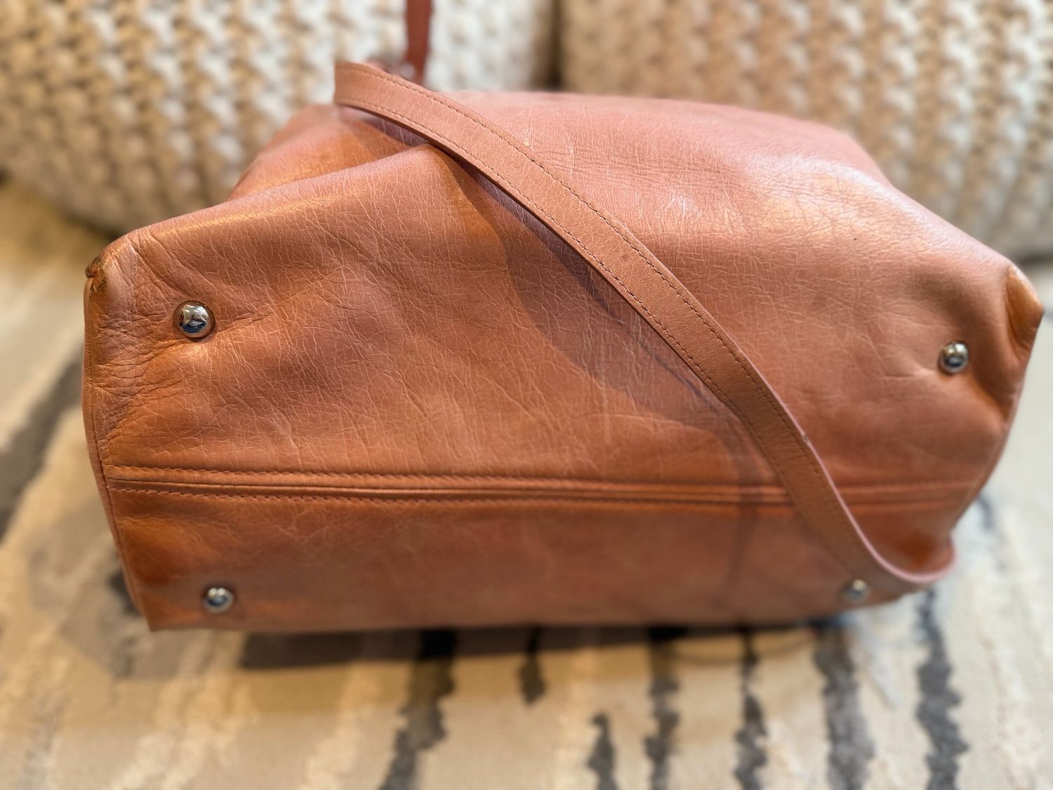 Miu Miu Calfkin Shine Crossbody Messenger