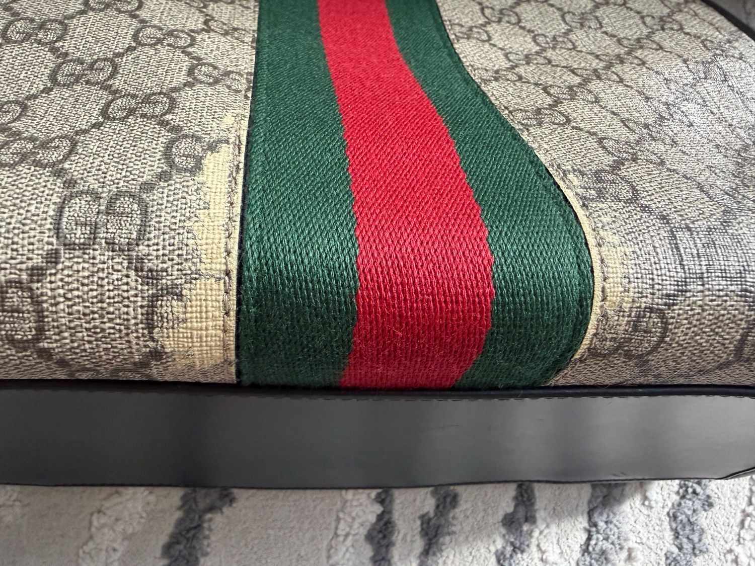 Gucci Supreme Web Duffle Tote Shoulder Crossbody