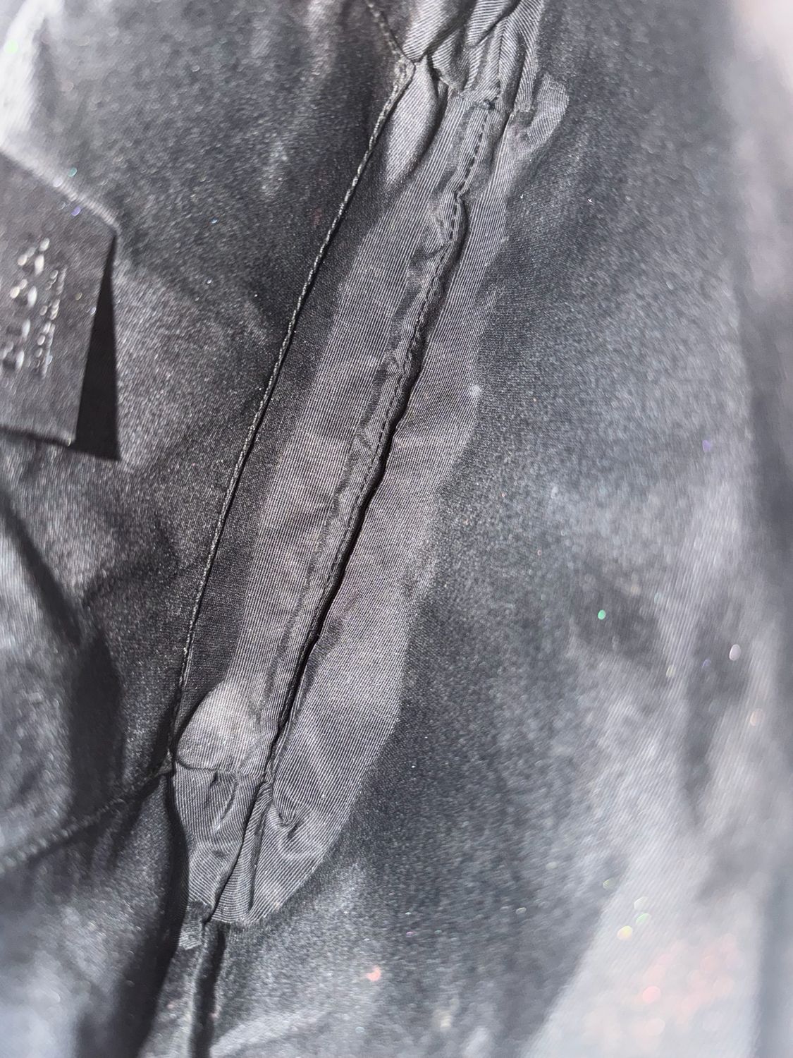 Gucci Monogram Denim Black Slim Pochette Hobo