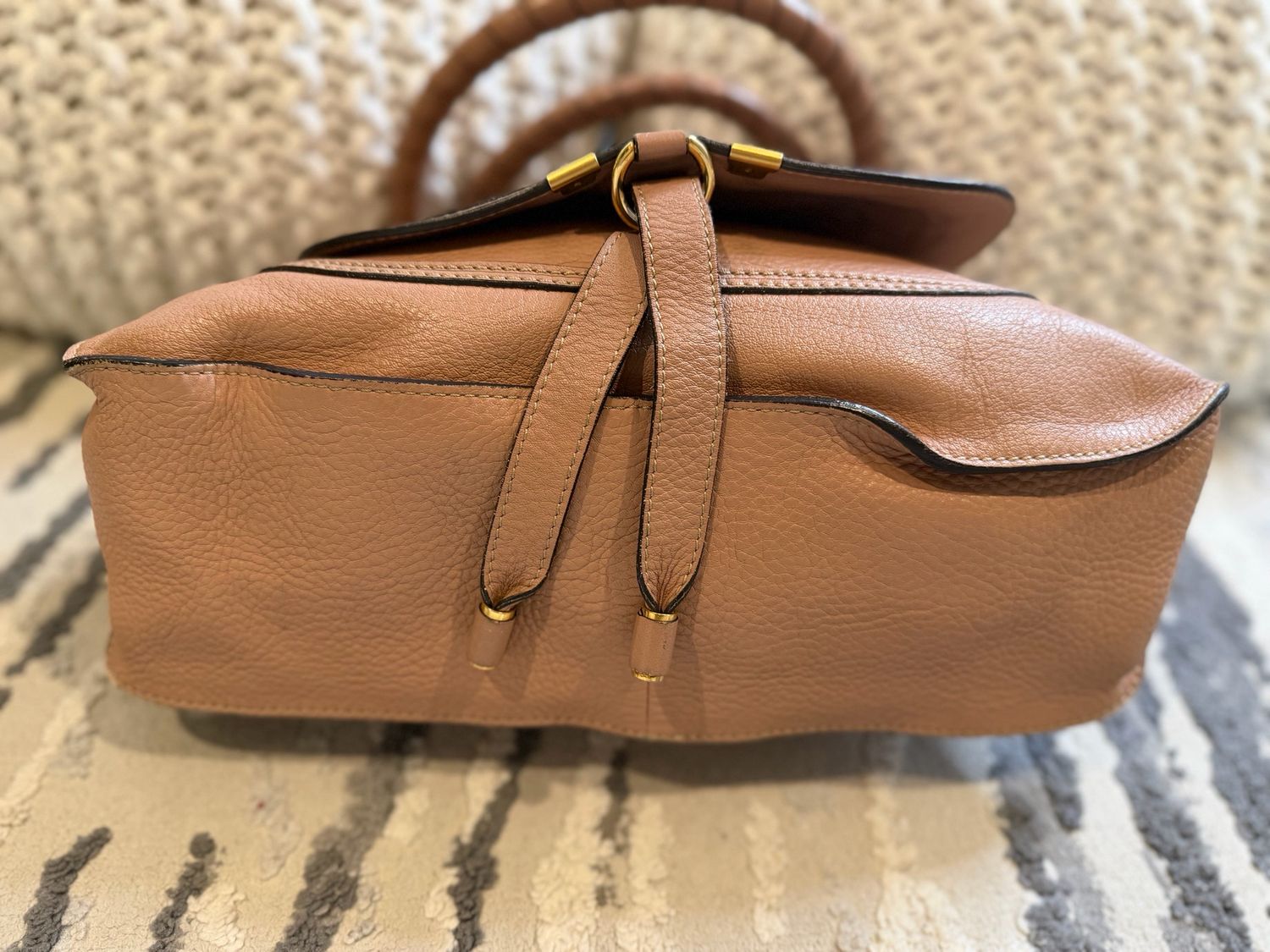 Chloe Marcie Pebbled Leather Medium