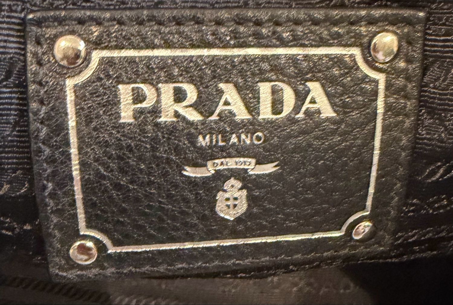 Prada Vitello Phenix Shopper Tote Side Zippers