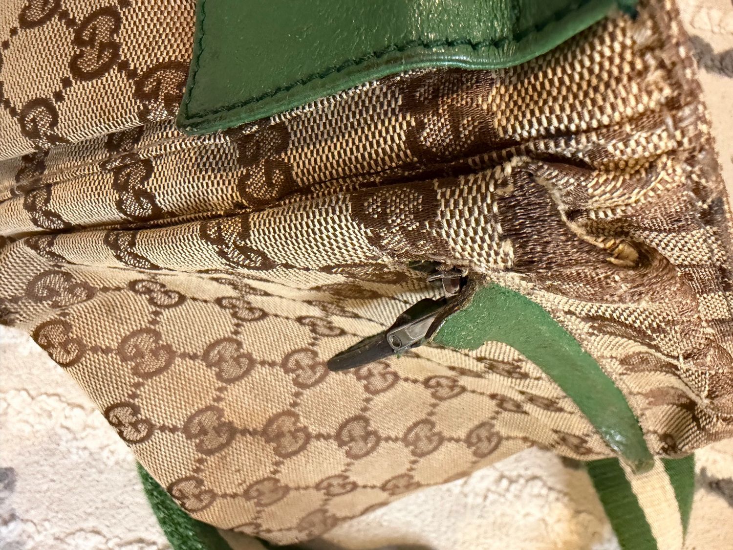 Gucci Monogram Canvas Web Strap Beltbag Bum Bag